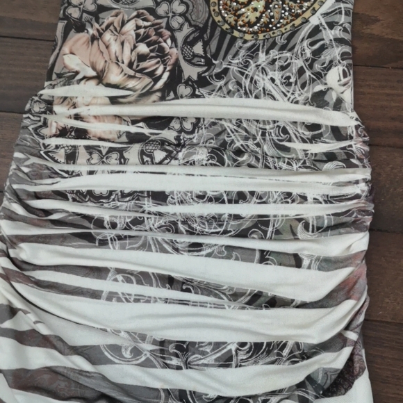 Andre by unit Patterned Mini dress - Picture 4 of 14